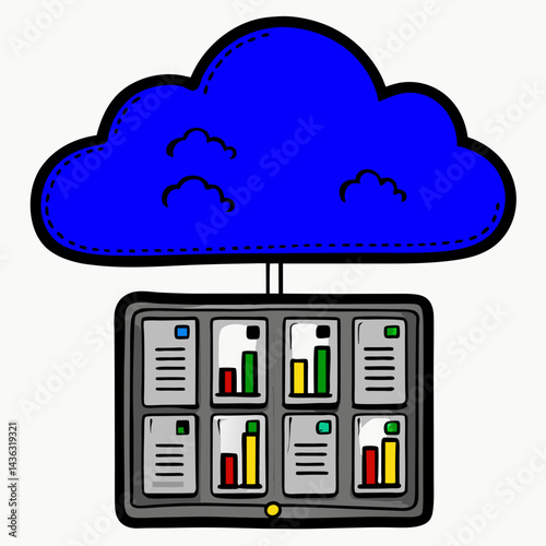 cloud computing concept