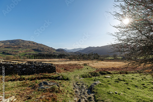 Trail on the circular route of Moel Hebog, Beddgelert, Snowdonia national park
