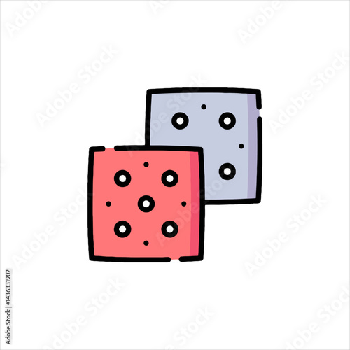 two red dice
