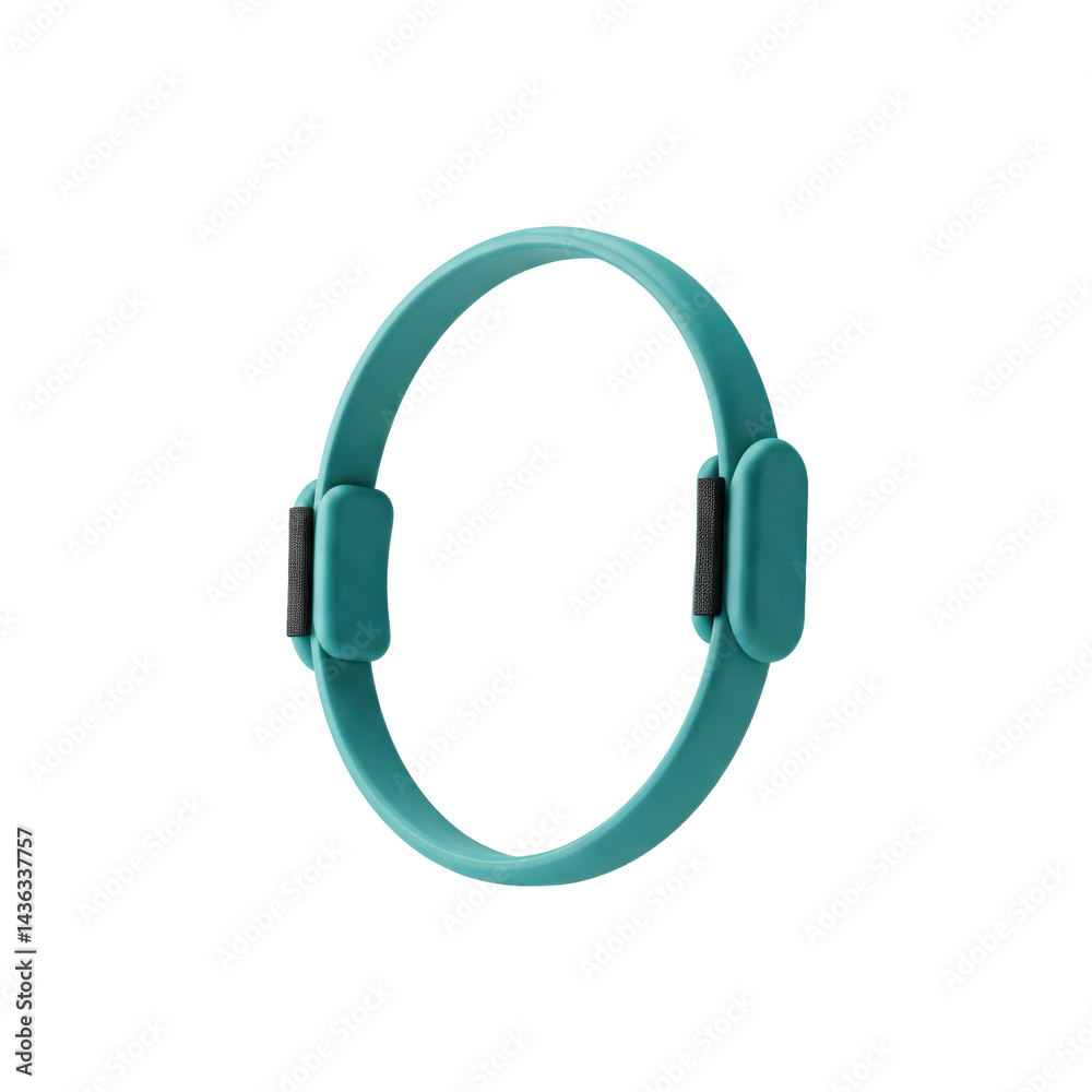 Fototapeta premium teal adjustable pilates resistance ring