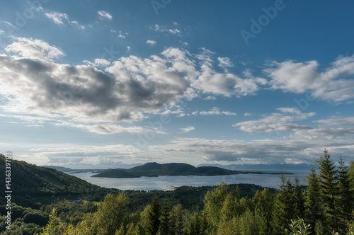 Landscapes of Ulsvag, the Hamadoy community, Norland, Norway