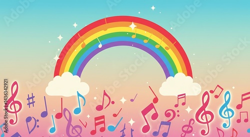 Rainbow Rhapsody AI Generated