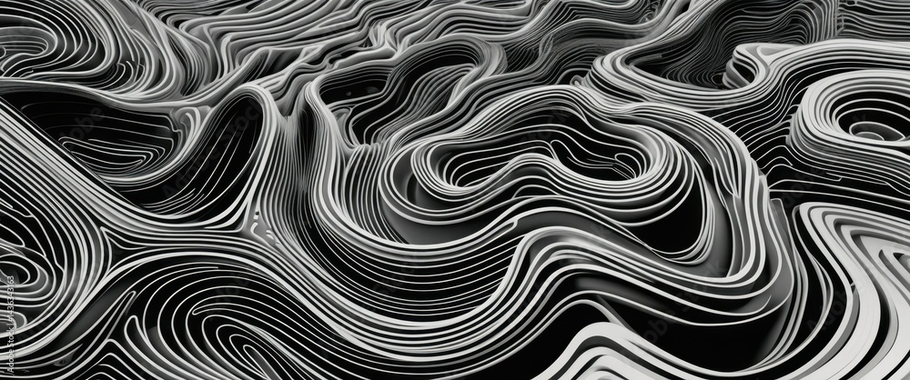mesmerizing abstract black and white wavy lines pattern mesmerizing abstract black and white wavy lines pattern