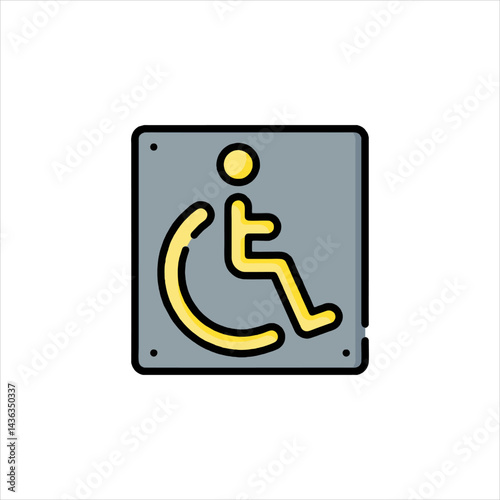 disabled parking sign