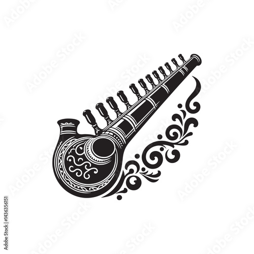 Echoes of Tradition: A Soulful Collection of Duduk Vector Silhouettes Celebrating the Unique Shape, Deep Tones, and Cultural Significance of This Timeless Armenian Woodwind Instrument.