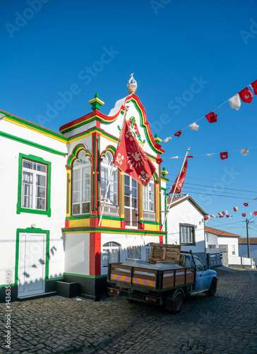 Imperio do Divono Espirito Santo das Mercês da Feteira in Feteira on Terceira in the Azores of Portugal.