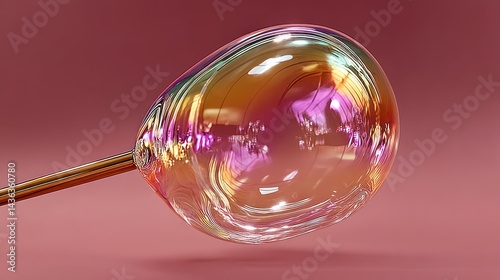 Wallpaper Mural Colorful iridescent bubble Torontodigital.ca