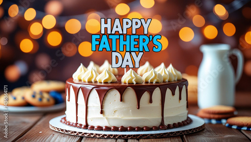 Stylish Father's Day Greeting Card Design, Warm and Classy Father's Day Wishes