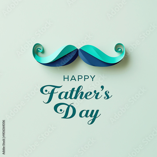 Stylish Father's Day Greeting Card Design, Warm and Classy Father's Day Wishes