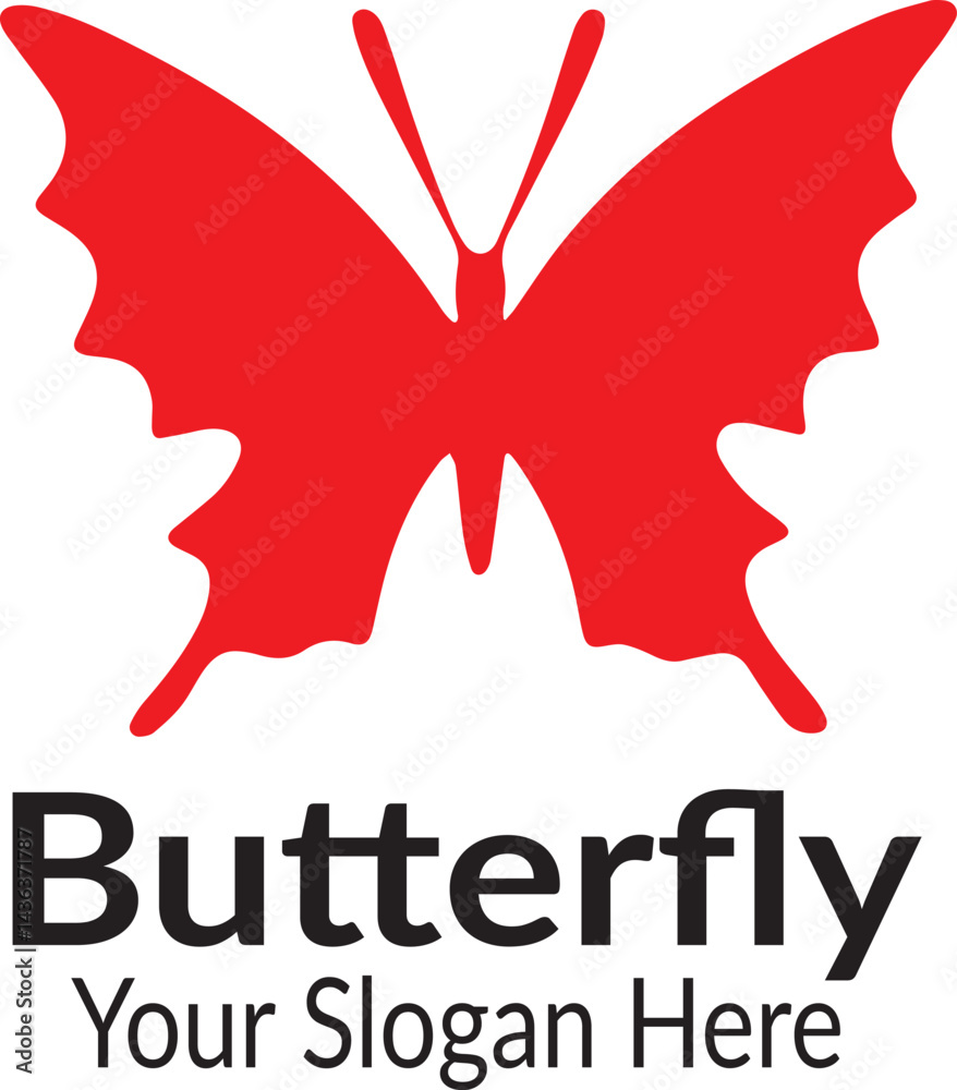 Obraz premium Butterfly logo