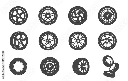 Car wheel svg, Car wheel silhouette, Wheel svg, Car tire svg, Wheel silhouette, Car tire silhouette, Tire svg, Tire silhouette, Tires clipart, Wheel vector. 