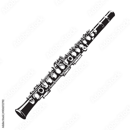 Graceful Melodies: A Beautiful Collection of Flute Vector Silhouettes Celebrating the Sleek Shape, Elegant Sound, and Timeless Beauty of This Classic Woodwind Instrument.