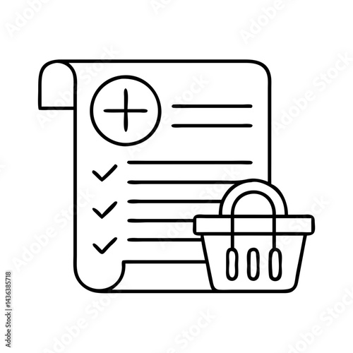 add to wishlist icon, add to wishlist line art - simple line art of add to wishlist, perfect for add to wishlist logos and icons