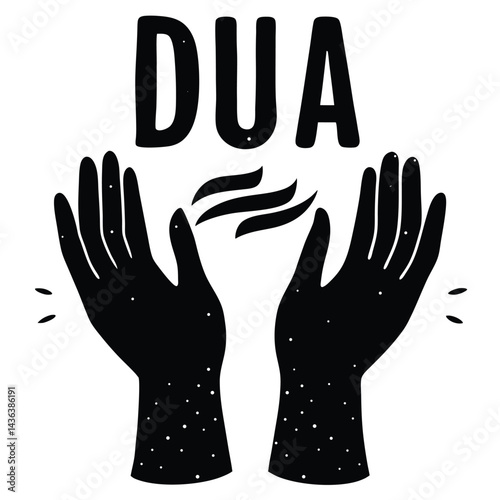 Raised Hands in Prayer for Dua Supplication