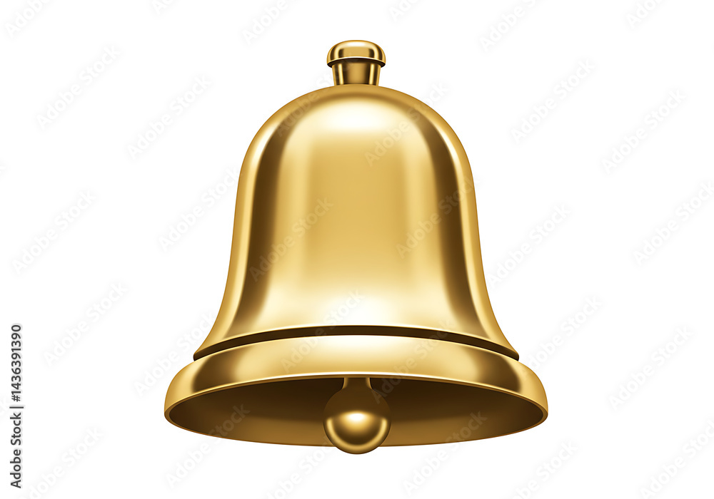 Golden Bell: High-Resolution Image for Notifications, Announcements & Alerts Golden Bell: High-Resolution Image for Notifications, Announcements & Alerts