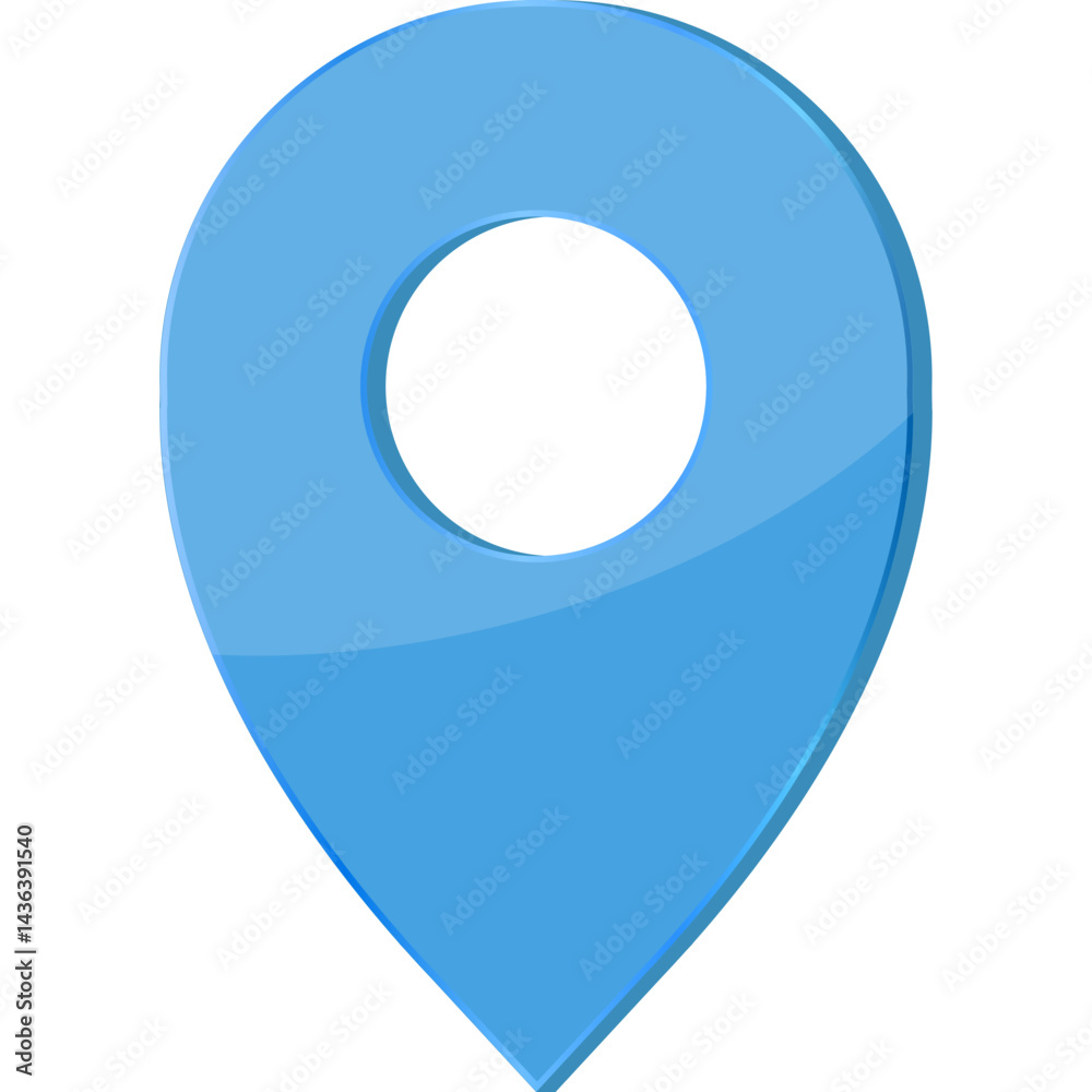 Map Pin, Pointer, Marker, Navigation, GPS. Vector 3d Icon Map Pin, Pointer, Marker, Navigation, GPS. Vector 3d Icon