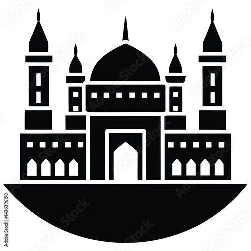 An Icon of the Grand Mosque in Makkah