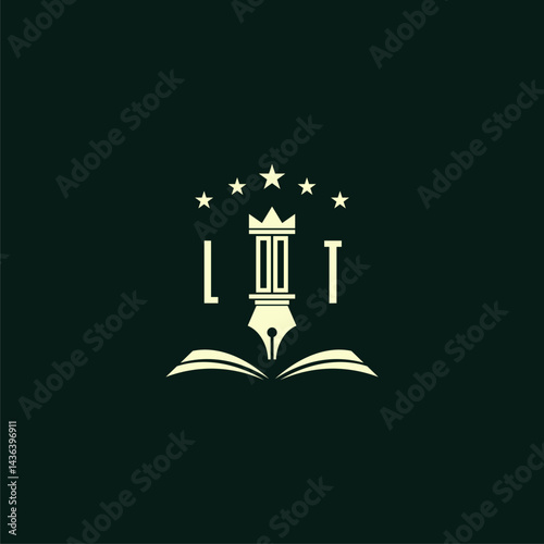 initials design modern legal attorney law firm lawyer advocate consultancy business logo vector