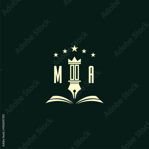 initials design modern legal attorney law firm lawyer advocate consultancy business logo vector