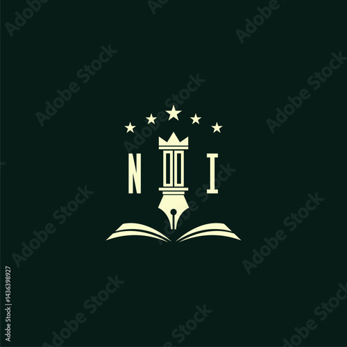 initials design modern legal attorney law firm lawyer advocate consultancy business logo vector
