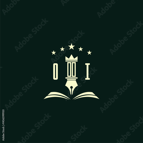 initials design modern legal attorney law firm lawyer advocate consultancy business logo vector