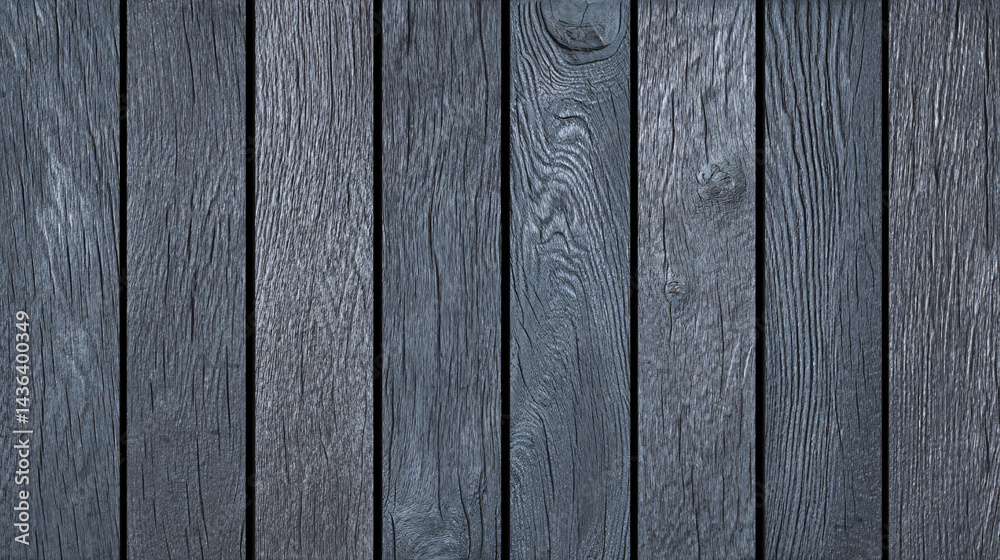 Naklejka premium stunning panoramic wood texture banner showcasing dark gray tones perfect for backgrounds in design projects and enhancing the natural aesthetic of modern interiors and rustic themes