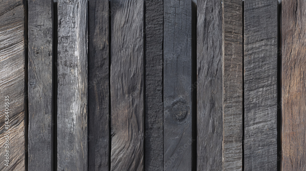 a panoramic view of a dark gray wooden background ideal for creating an inviting atmosphere perfect for presentations and showcasing artistic designs in various creative projects