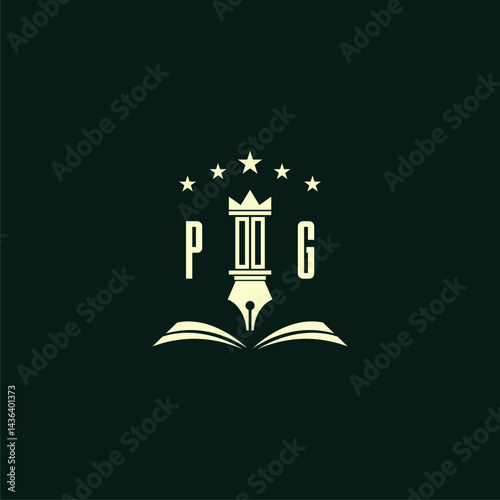 initials design modern legal attorney law firm lawyer advocate consultancy business logo vector