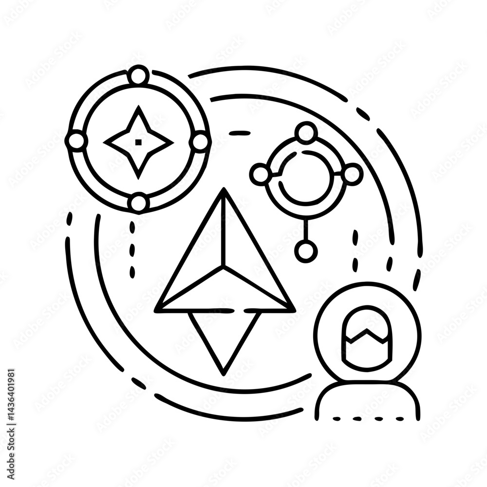 nat icon, nat line art - simple line art of nat, perfect for nat logos and icons