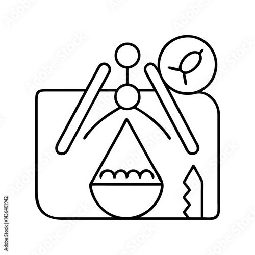 nat icon, nat line art - simple line art of nat, perfect for nat logos and icons