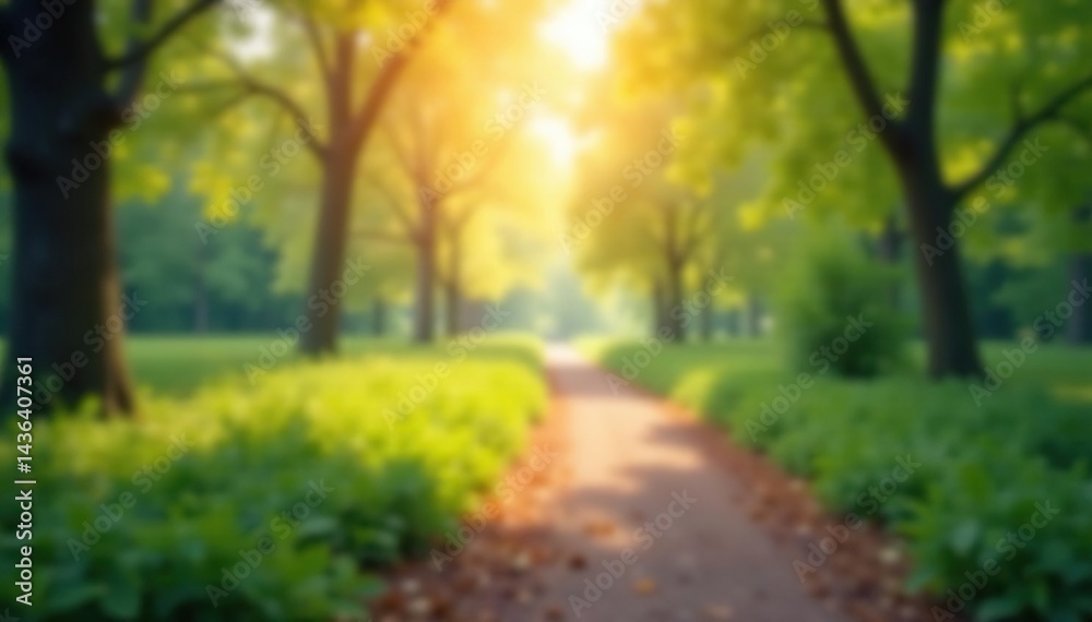 Fototapeta premium Abstract blurred nature scene, perfect for website backgrounds, vibrant, marketing