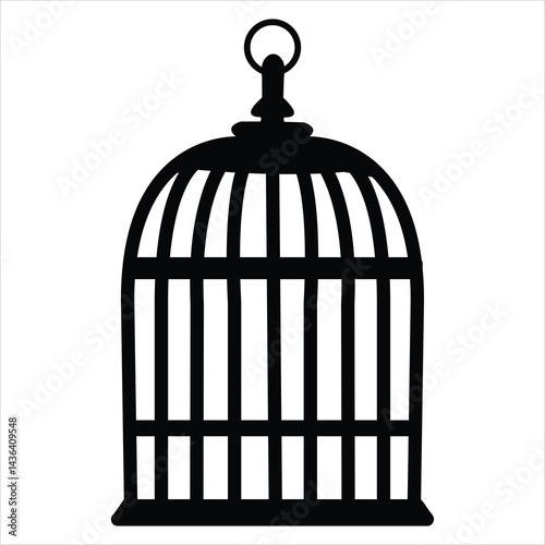 birdcage with clipping path