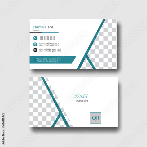 Elegant Business Card Template for Professional Networking and Corporate Identity – Customizable and Modern Design