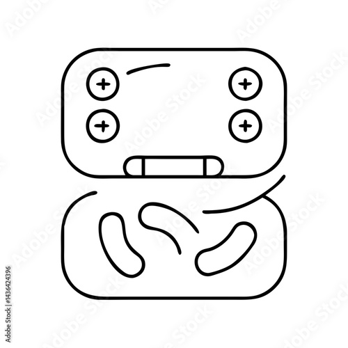 step counter icon, step counter line art - simple line art of step counter, perfect for step counter logos and icons