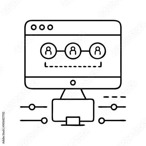 vpn gateway icon, vpn gateway line art - simple line art of vpn gateway, perfect for vpn gateway logos and icons