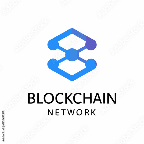 Blockchain Modern Company Logo