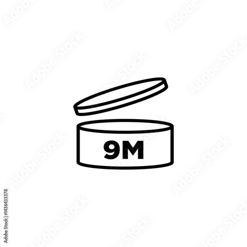 9M PERIOD AFTER OPENING VECTOR LOGO