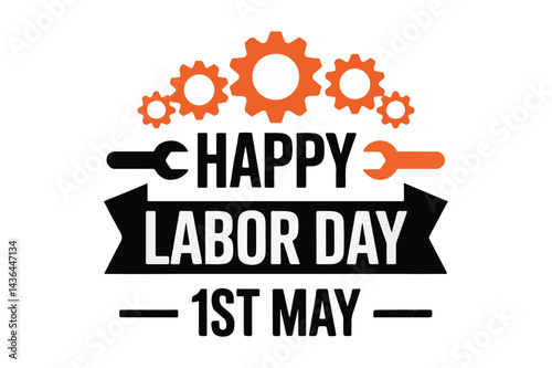 Happy Labor Day vector art illustration