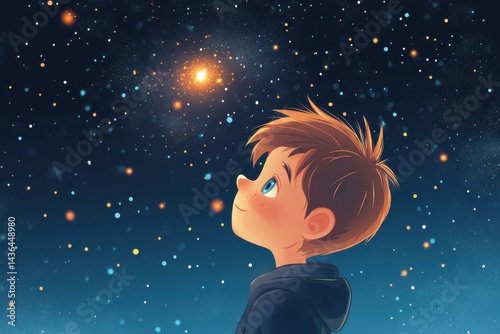 Wallpaper Mural Night sky glows with galaxies, reflecting the boYS hope and prayer for love and peace Torontodigital.ca