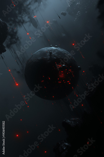 Obraz na płótnie Alien planet w salonie