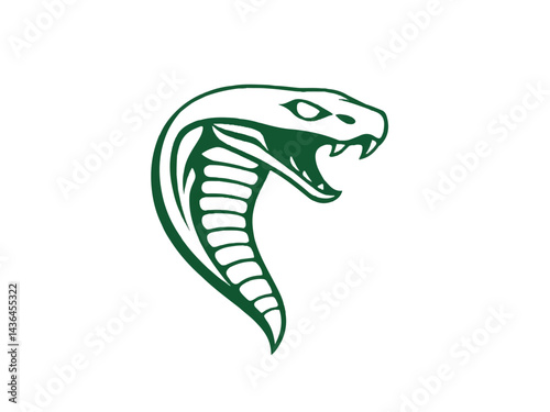 Snake silhouette on white background. Snake icon. Snake logo. Vector illustration. 