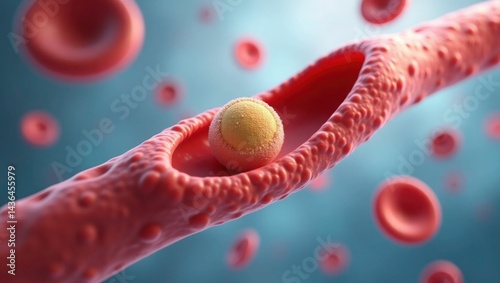 3d rendered illustration of a bacteria