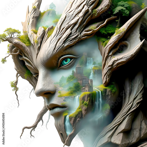 Spirit and guardian of the forest, the remains of an ancient civilization.