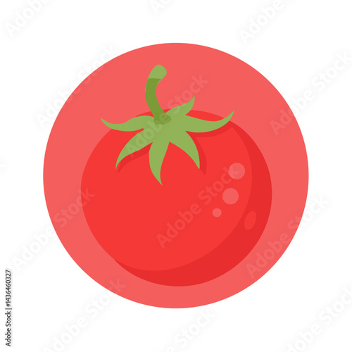 tomato on a white background
