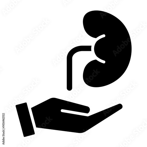Organ Donation  Icon Element For Design	