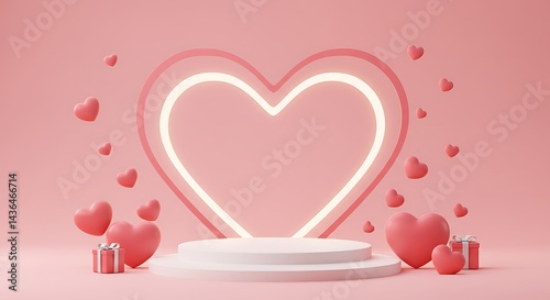 Heartlight Podium AI Generated