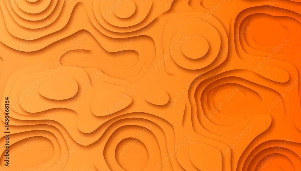 paper cut topography background. Vector realistic illustration, topographic origami pattern paper cut topography background. Vector realistic illustration, topographic origami pattern
