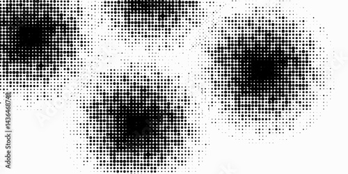 halftone on white background. Vector dots glitter or halftone glitter pattern texture Pop Art Style Background