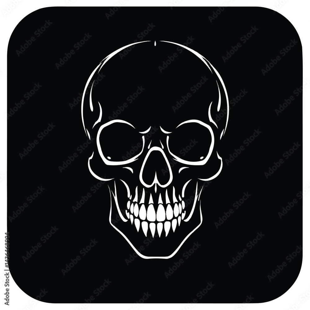 Skull logo design. Skull Vector logo. Skull logo design. Skull Vector logo.