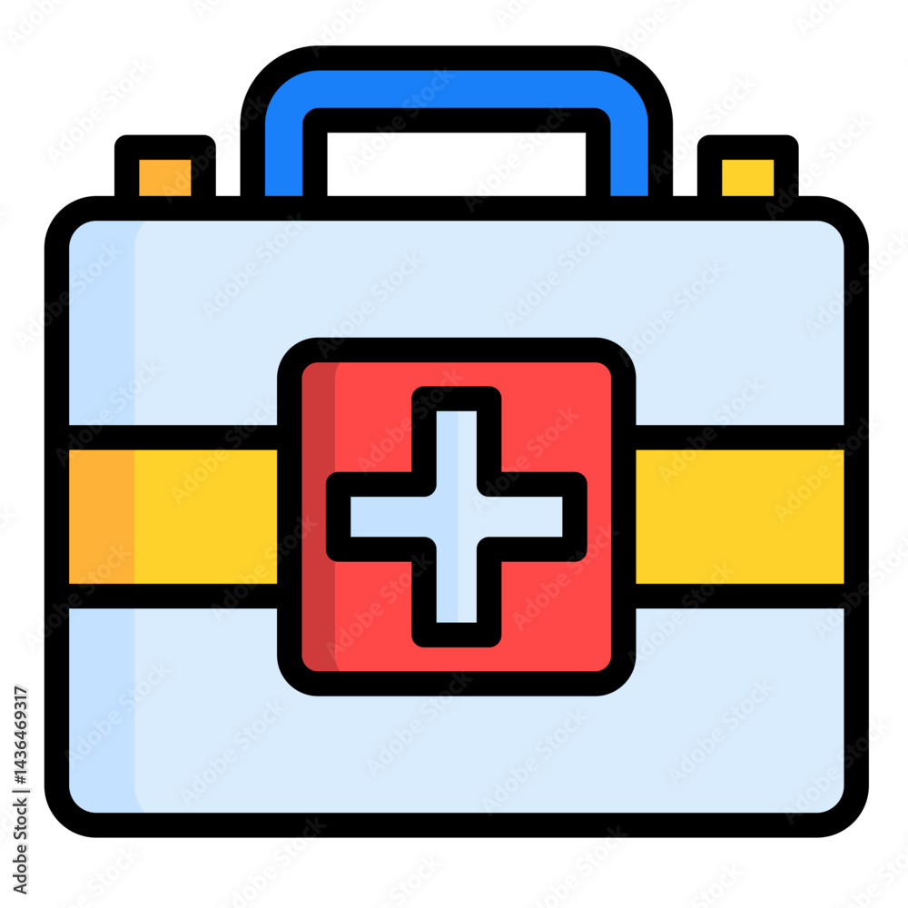 Obraz premium First Aid Kit Icon Element For Design 